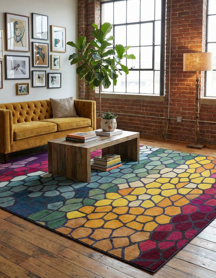 Detail image of 9' x 12' Washable Hyacinth Rug