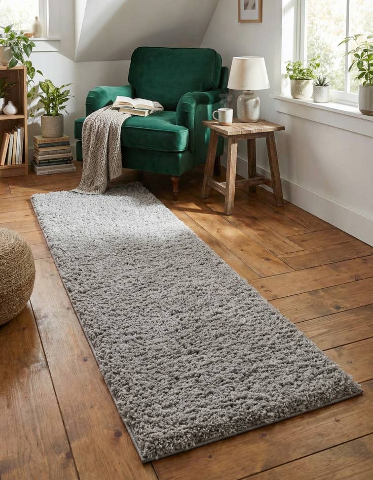 Detail image of 2' 2 x 6' 7 Everyday Shag Runner Rug