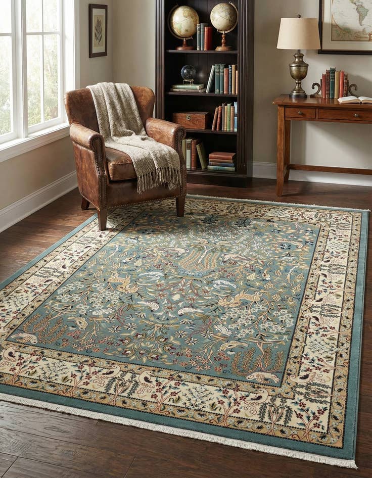 Detail image of 7' 10 x 10' Nain Design Rug