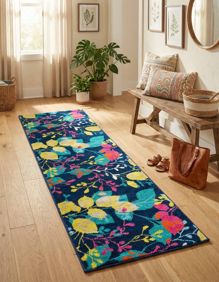 Detail image of 2' x 6' Azalea Runner Rug