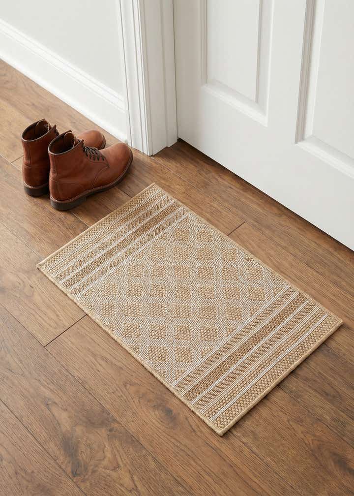 2' x 3' 1 Easy-Clean Trellis Indoor / Outdoor Rug