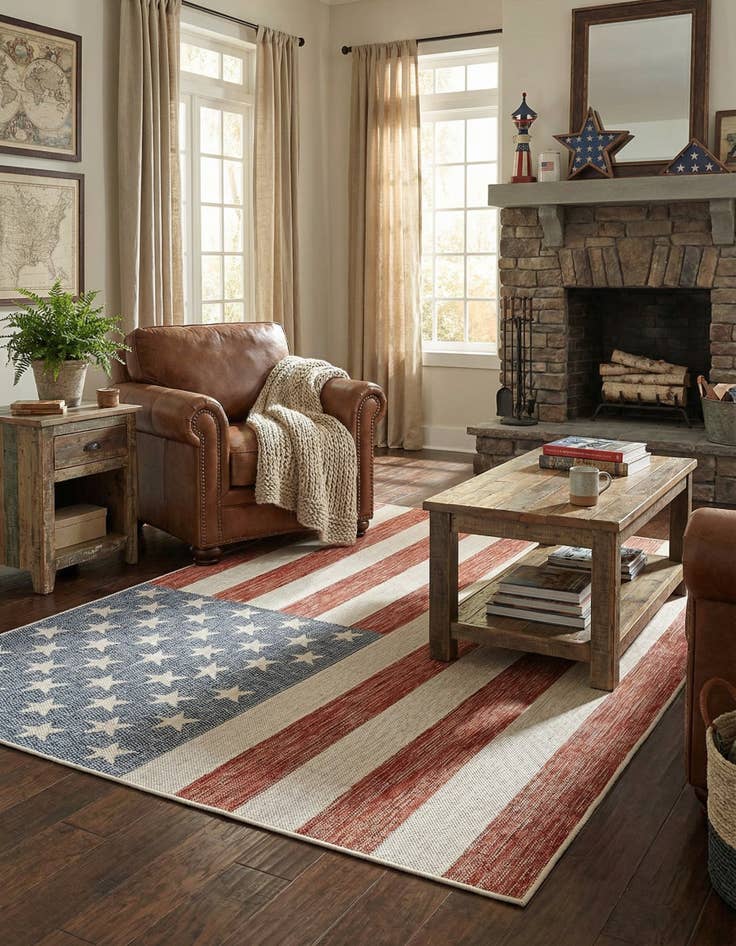 Detail image of 5' 3 x 8' Washable Jill Zarin Indoor / Outdoor Rug