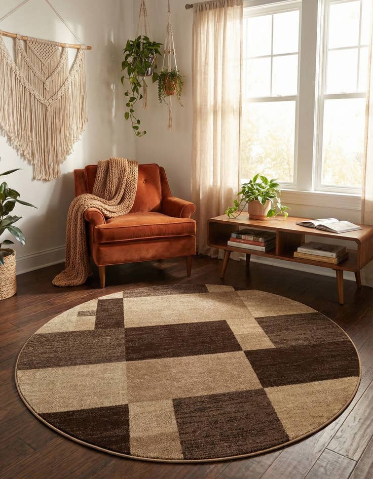 Detail image of 6' 1 x 6' 1 Harvest Round Rug