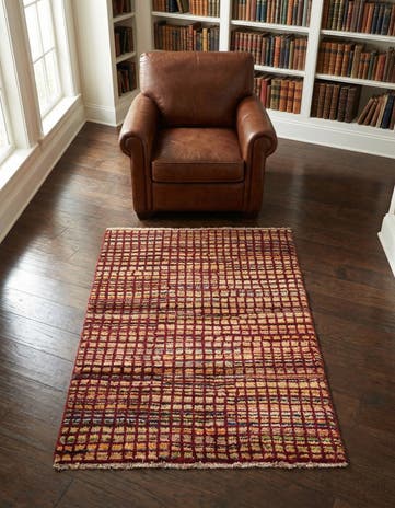 2' 9 x 4' Hand Knotted Modern Ziegler Rug