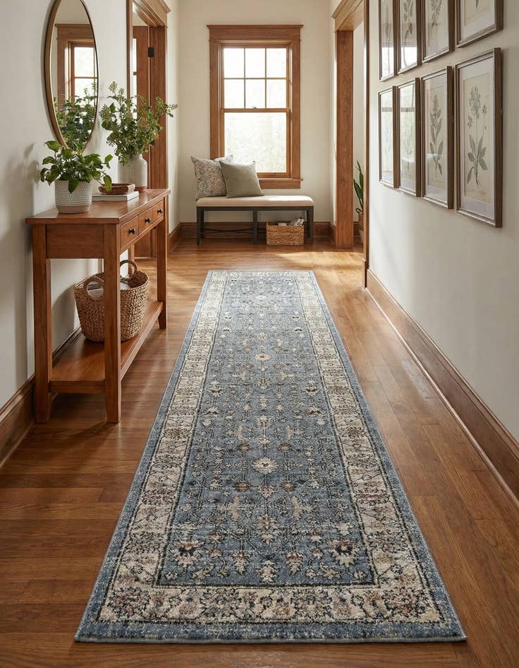 Detail image of 2' 7 x 12' Eco Traditional Runner Rug