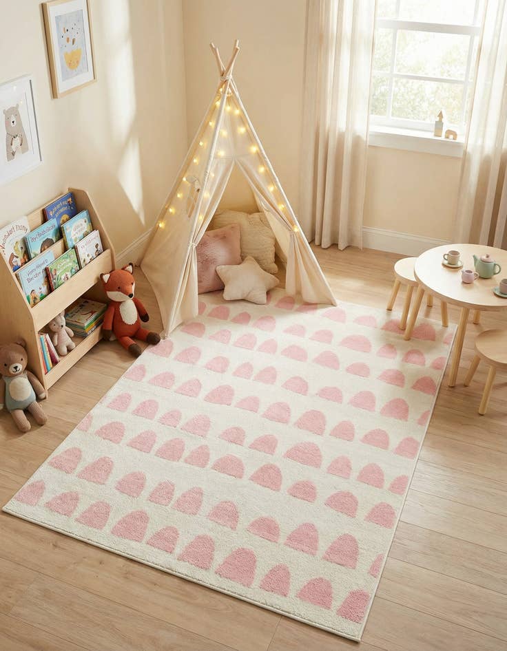 Detail image of 4' x 6' Whimsy Kids Rug