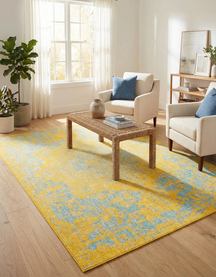 Detail image of 6' x 9'  Washable Jill Zarin Dubai Indoor / Outdoor Rug