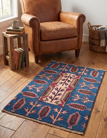 1' 11 x 2' 11 Hand Knotted Kazak Rug