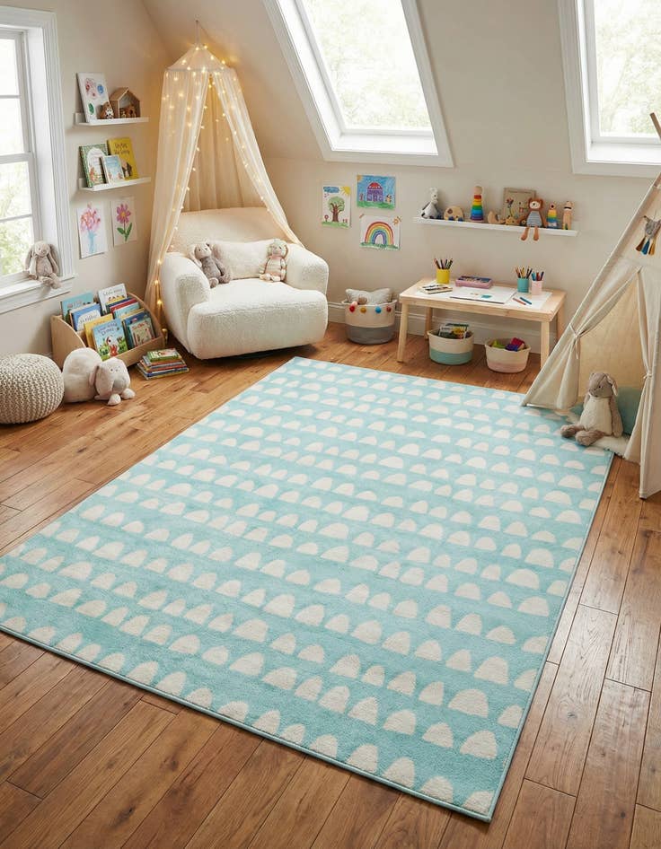 Detail image of 7' 10 x 10' Whimsy Kids Rug