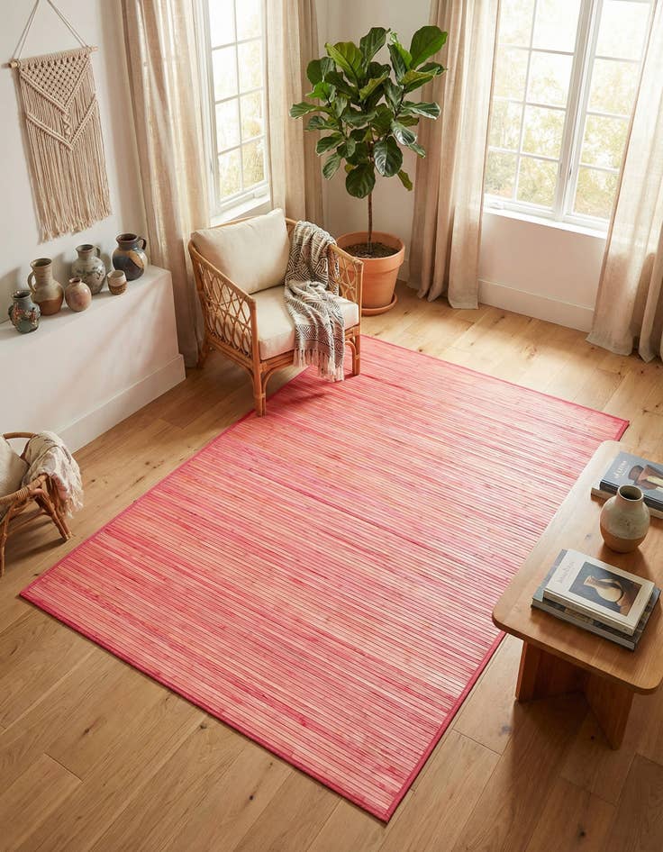 Detail image of 5' 3 x 7' 10 Bamboo Rug