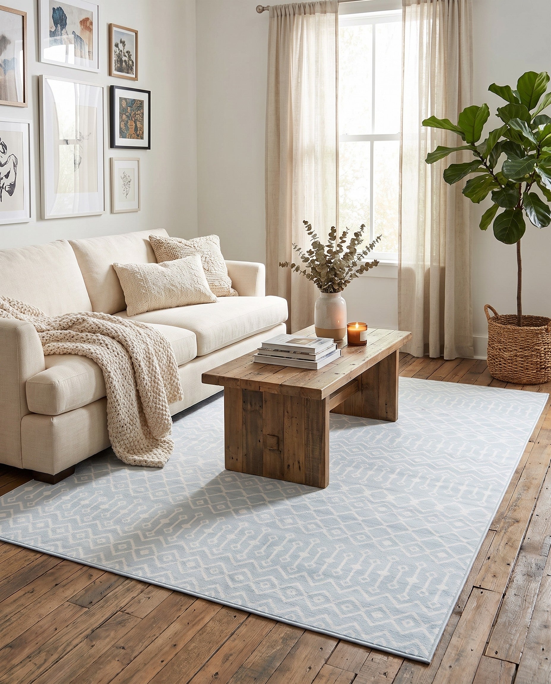 9' x 12' Kasbah Trellis Rug