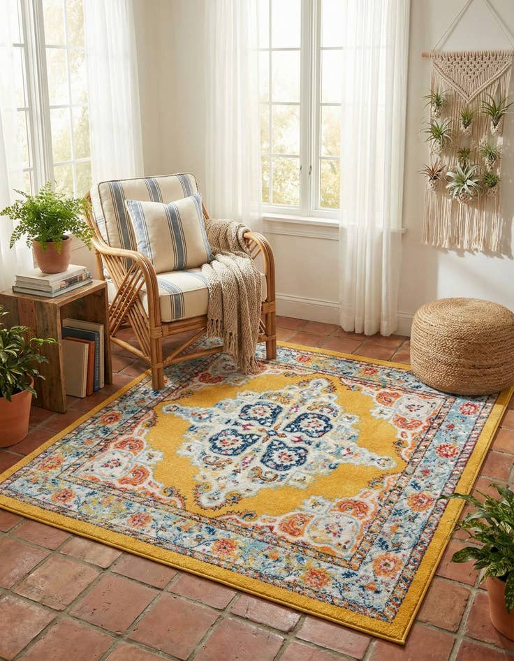 Detail image of 5' x 5' Parker Square Rug