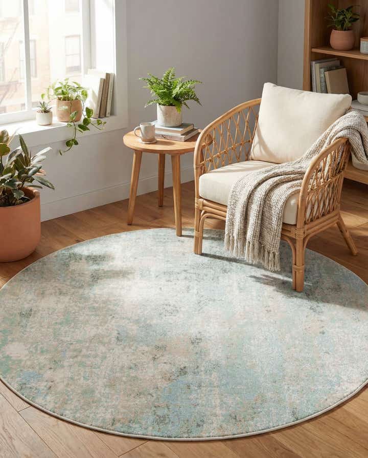 6' 1 x 6' 1 Lotus Round Rug