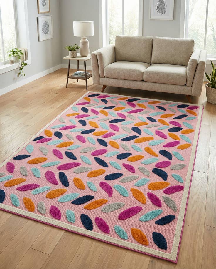 Detail image of 5' 3 x 8' Easy-Clean Aruba Indoor / Outdoor Rug