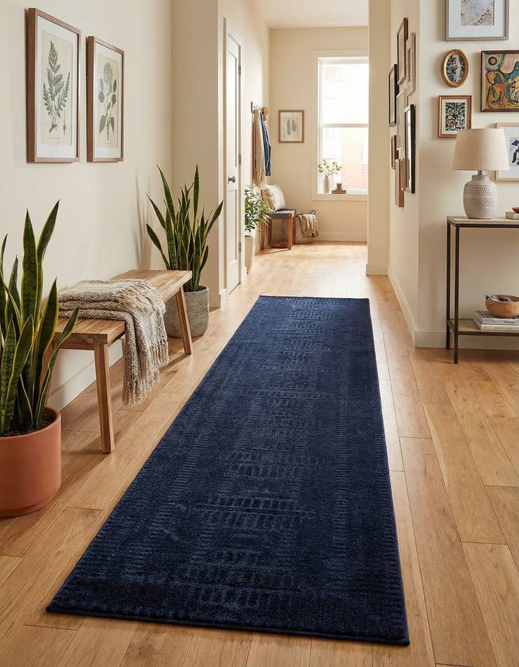 Detail image of 2' 7 x 12' Textura Designer Runner Rug