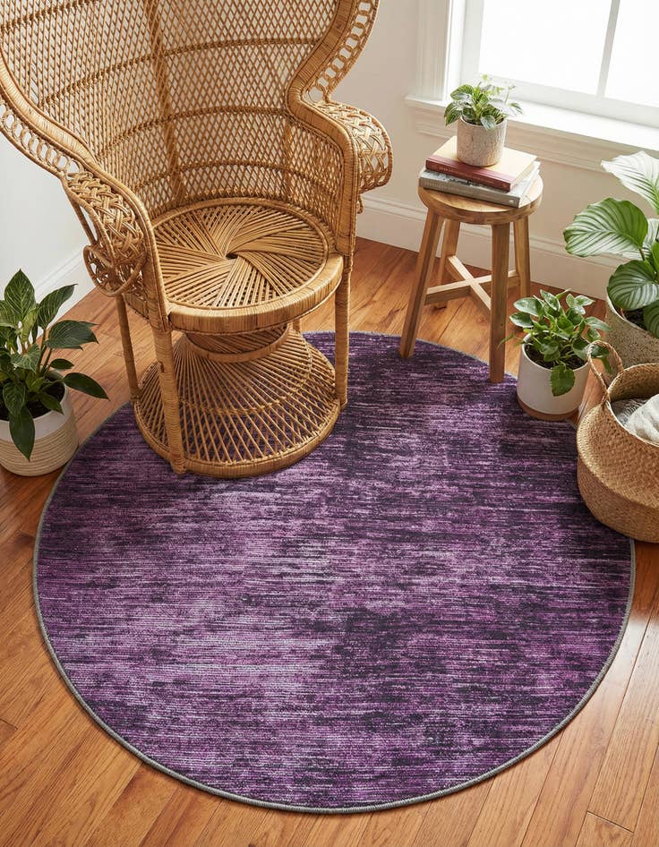 Detail image of 3' 6 x 3' 6 Asha Round Rug