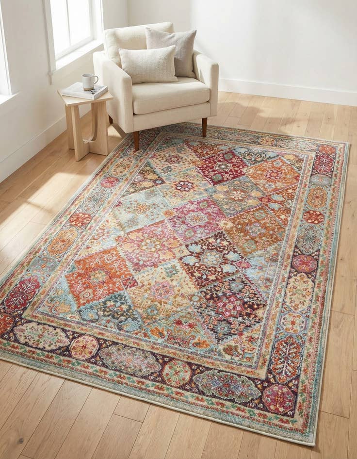 Detail image of 4' 3 x 6' Santiago Rug