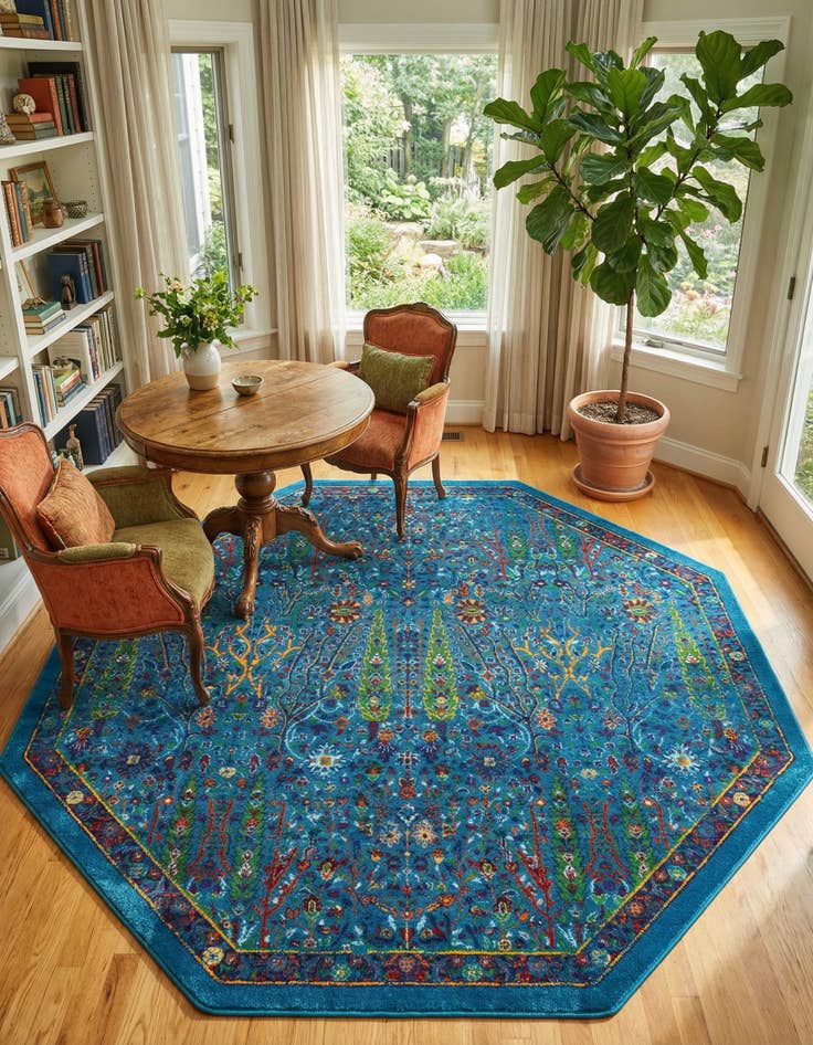 Detail image of 7' 10 x 7' 10 Calypso Octagon Rug