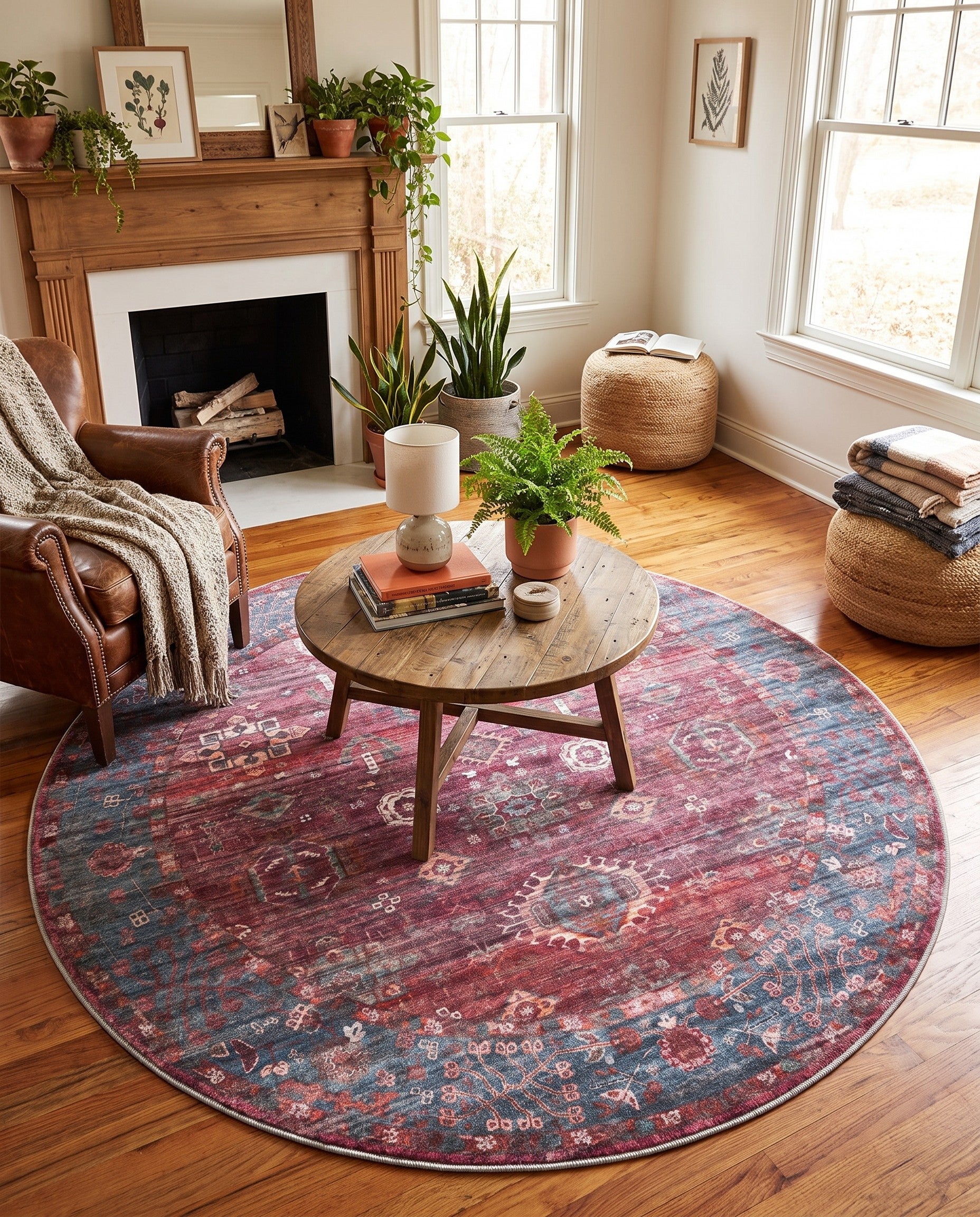 6' x 6' Maahru Round Rug