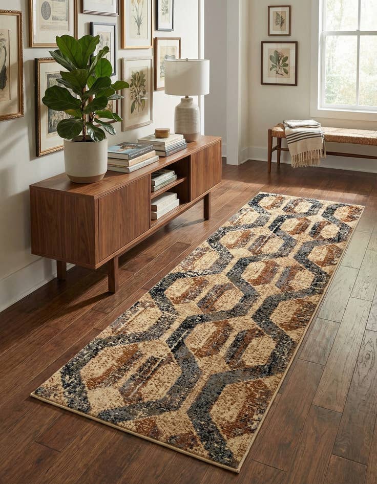 Detail image of 2' 2 x 7' Saturn Runner Rug