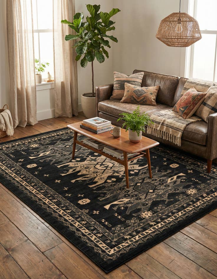 Detail image of 7' x 10' Heris Rug