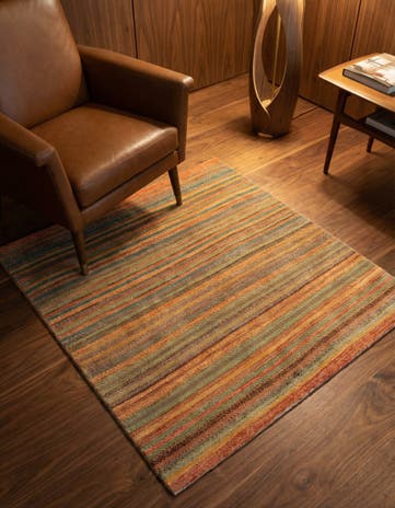 4' x 4' 8 Juma Wool Square Rug
