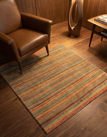 4' x 4' 8 Juma Wool Square Rug