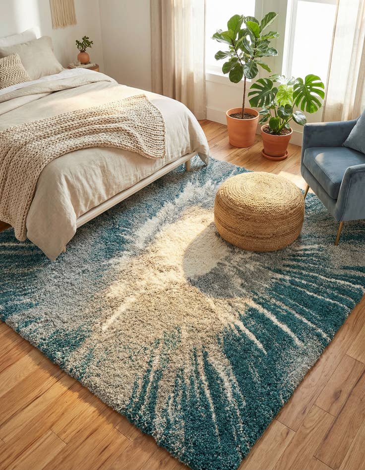 Detail image of 7' 10 x 7' 10 Soft Touch Shag Square Rug