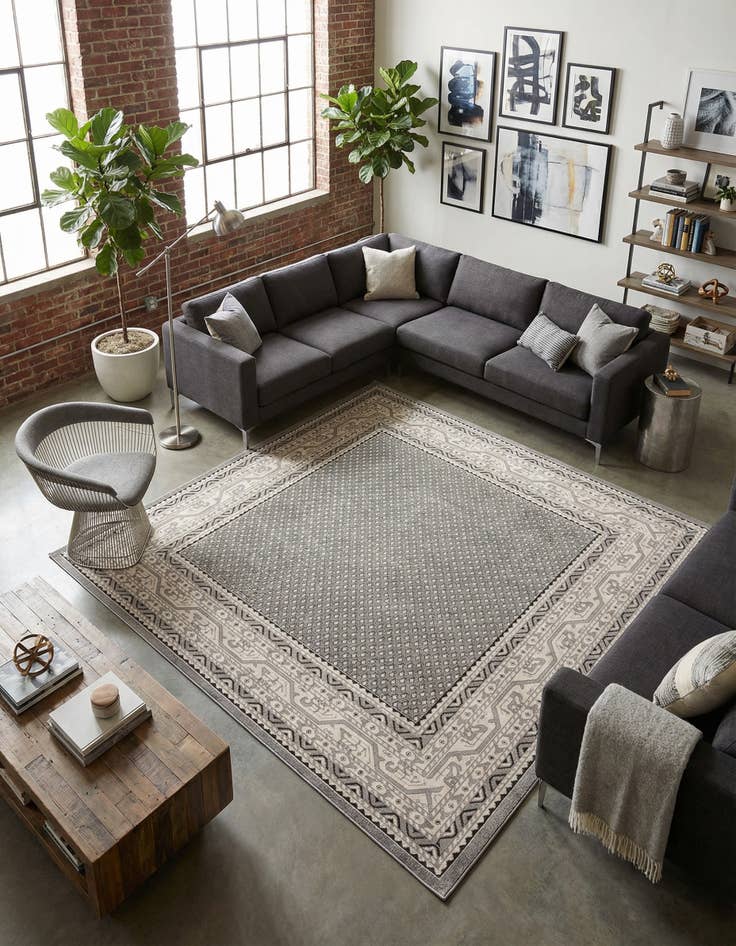 Detail image of 10' x 10' Tribeca Square Rug