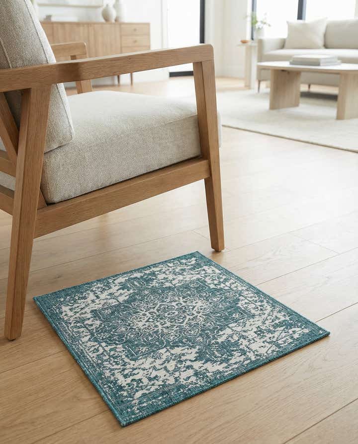 1' 4 x 1' 4 Easy-Clean Jill Zarin Dubai Indoor / Outdoor Sample Rug