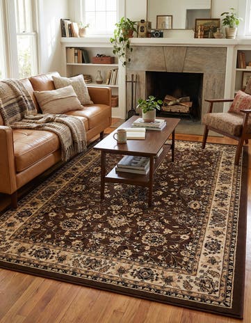 5' 3 x 8' Kashan Design Rug