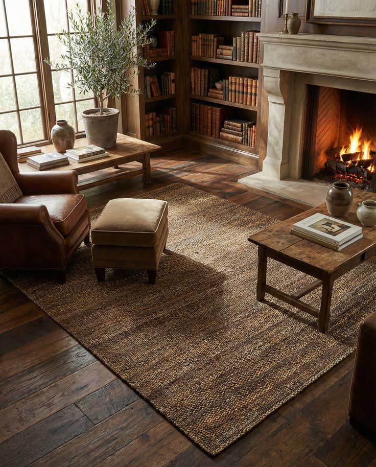 Detail image of 4' 10 x 6' 8 Juma Wool Rug