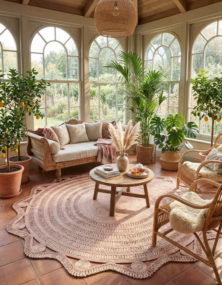 Detail image of 10' x 10' Handmade Braided Jute Round Rug