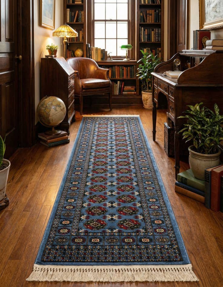 Detail image of 2' x 8' Bokhara Runner Rug