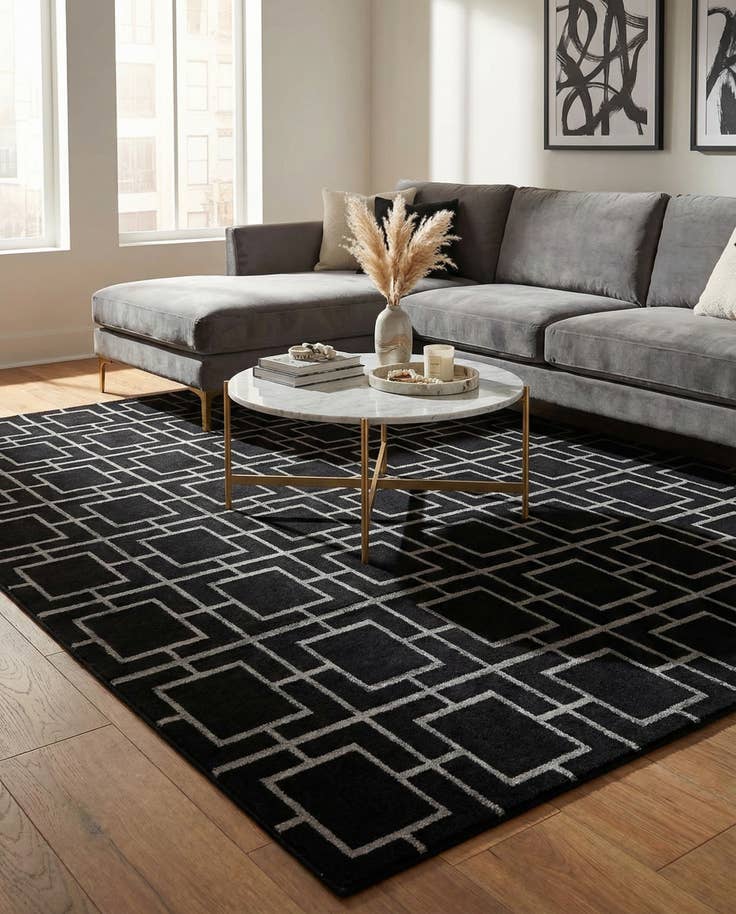 Detail image of 7' 10 x 10' Marilyn Monroe™ Glam Deco Rug