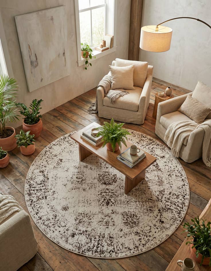 Detail image of 7' x 7' Monte Carlo Round Rug