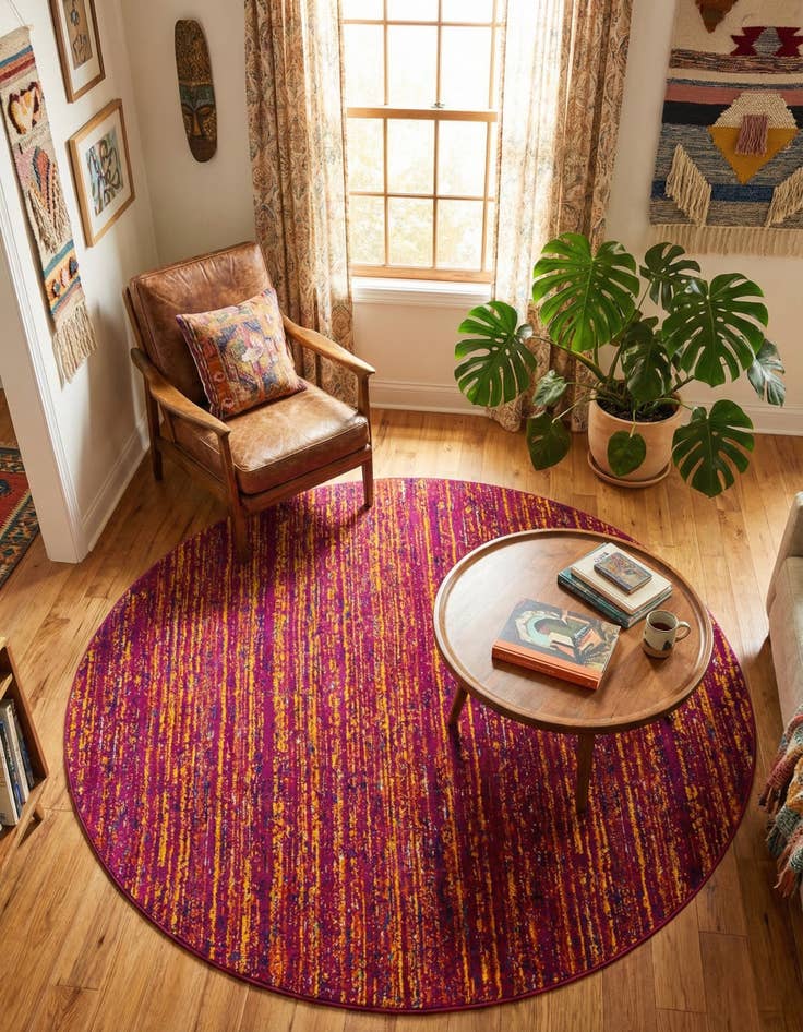 Detail image of 7' 10 x 7' 10 Calypso Round Rug