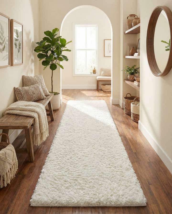 2' 7 x 13' Zermatt Shag Runner Rug