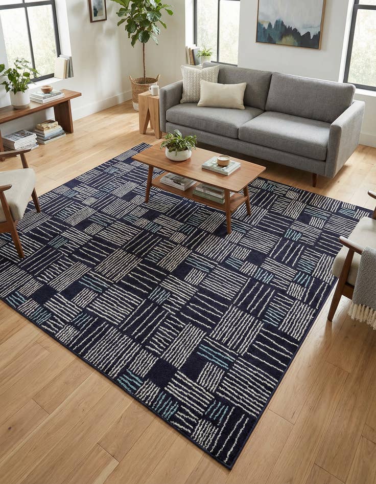 Detail image of 7' 10 x 7' 10 Hanahan Square Rug