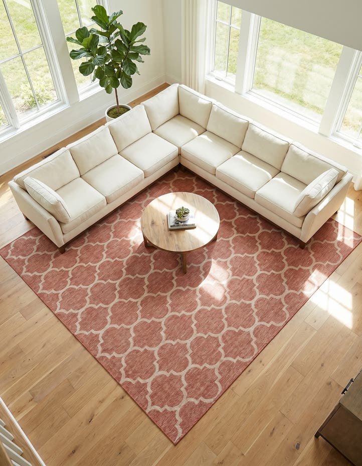 10' 8 x 10' 8 Easy-Clean Lattice Indoor / Outdoo...