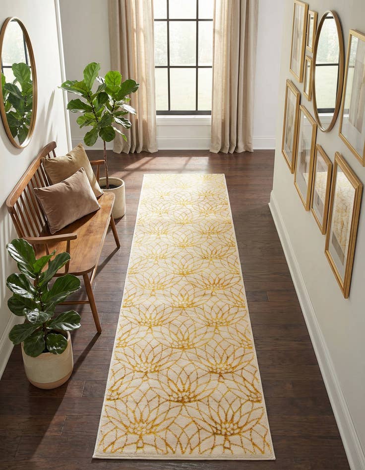 Detail image of 2' x 10'  Marilyn Monroe&trade; Glam Dahlia Runner Rug