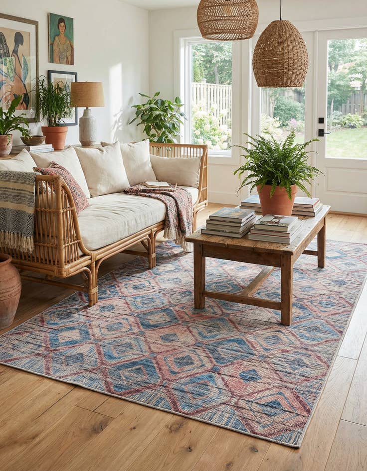 Detail image of  6' x 9'  Washable Sisu Rug