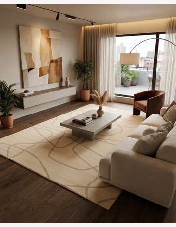 Ivory Contour Rug