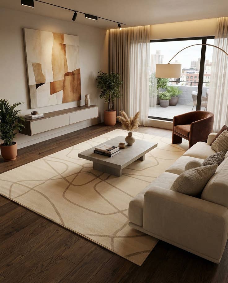 Detail image of 10' x 14' Contour Rug