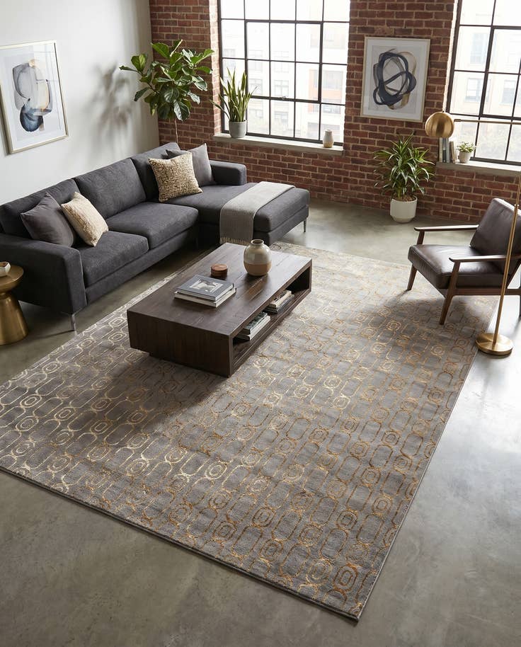Detail image of 9' x 12' Vogue Geo Rug