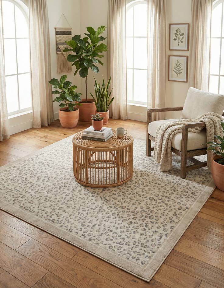 Detail image of 7' 10 x 7' 10 Savannah Square Rug