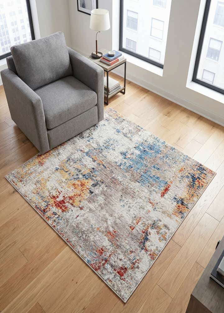 4' x 4' Andromeda Square Rug