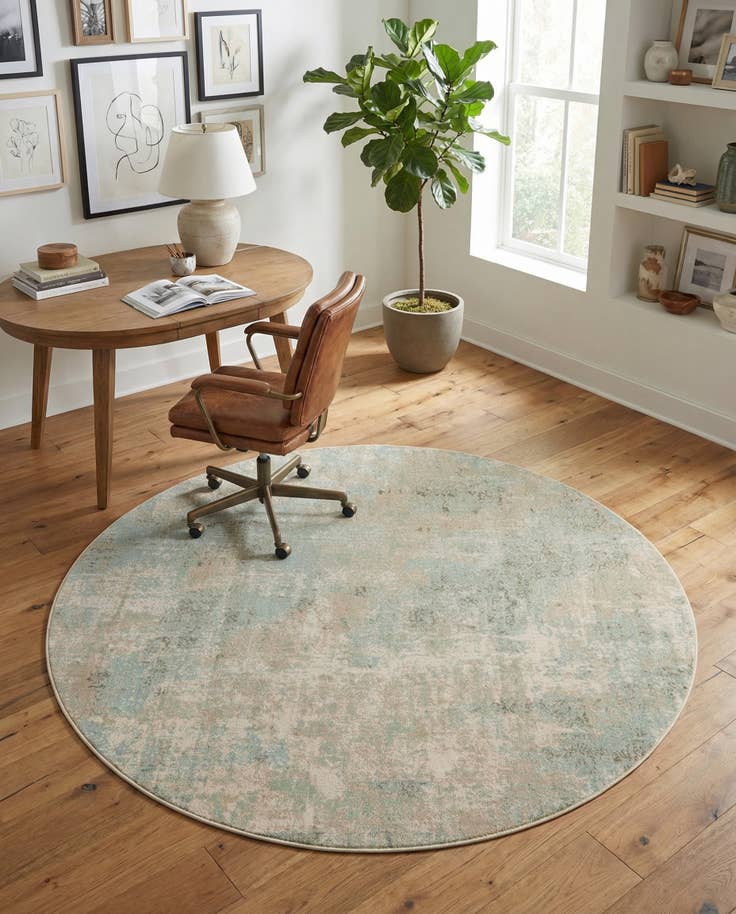 Detail image of 7' x 7' Lotus Round Rug