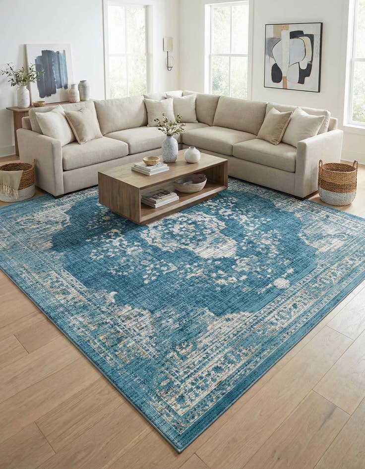 Detail image of 10' x 10' Stockholm Square Rug