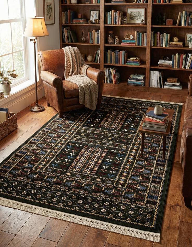 Detail image of 6' x 9' Bokhara Rug